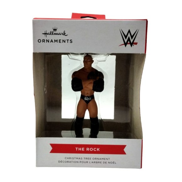 Hallmark Ornaments WWE The Rock Christmas Tree Ornament (New) Wrestling - Picture 3 of 9